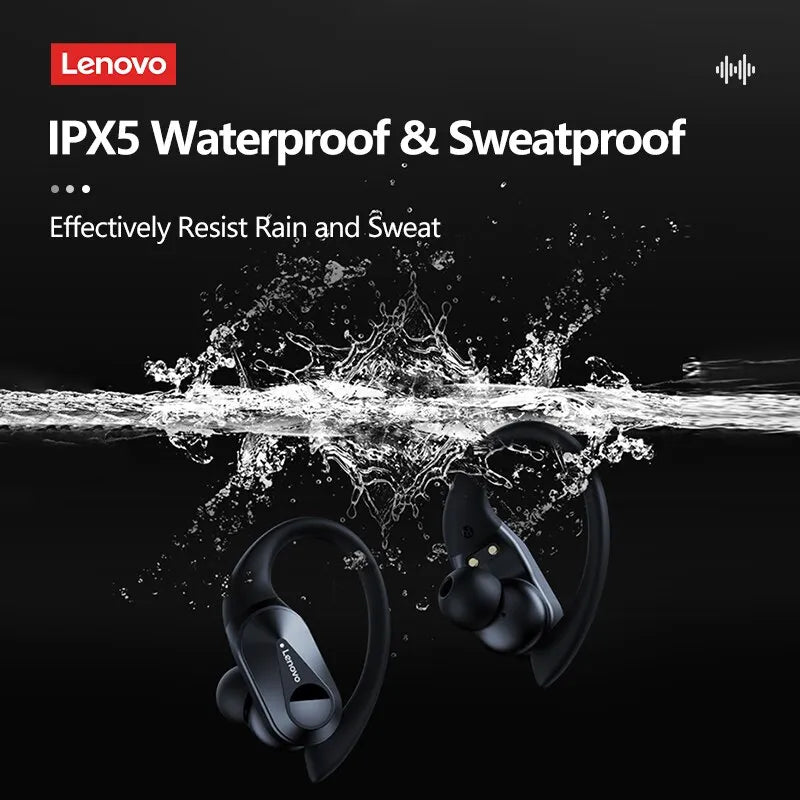 Fone Sem Fio Lenovo LP75 Bluetooth 5.3 A prova d'água